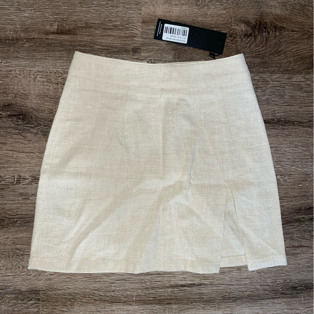 Oatmeal Lola Mini Skirt from Princess Polly